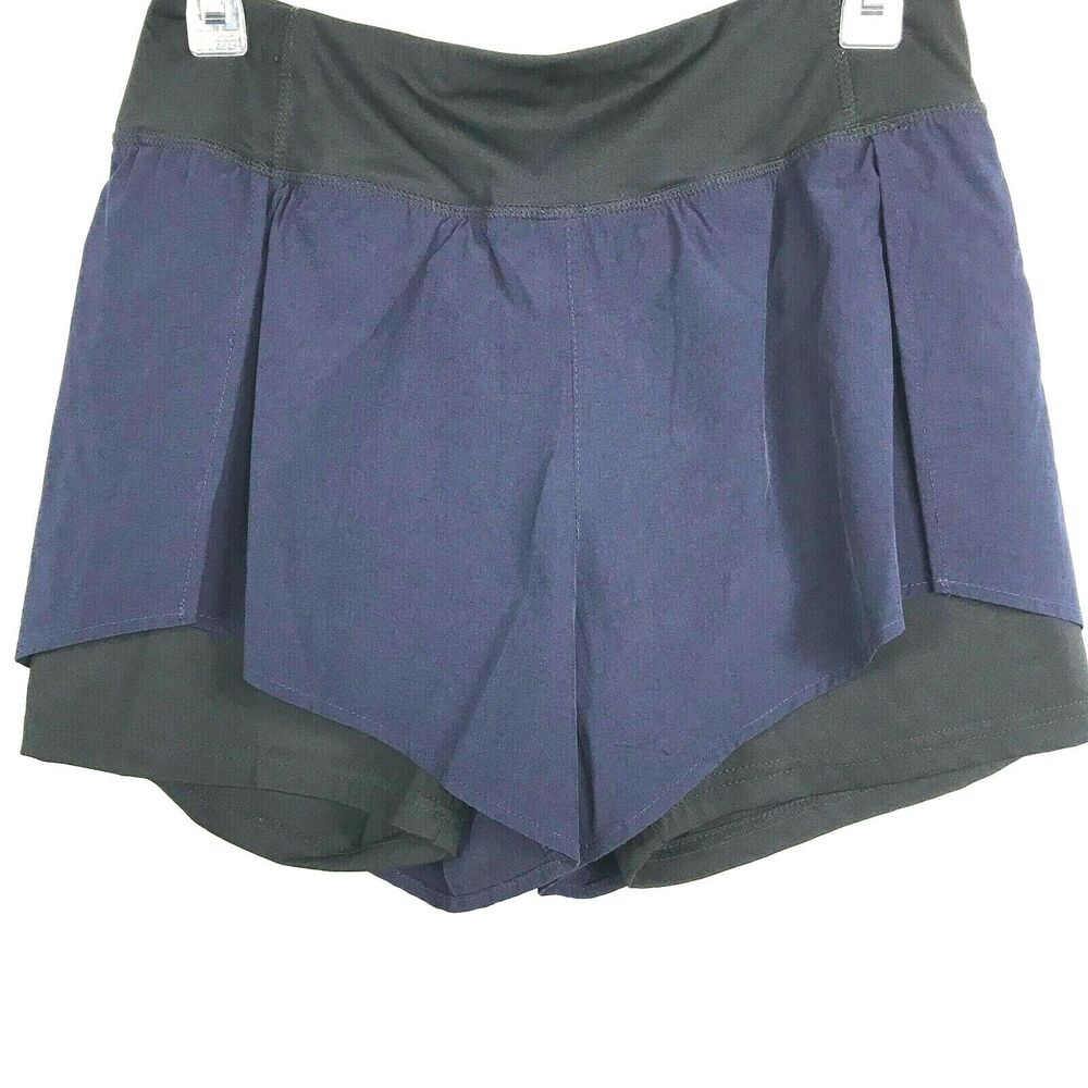 Kimmery Shorts Womens Sz M Black Navy Running‎ Jogging Athletic